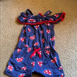Cat & Jack star spangled romper